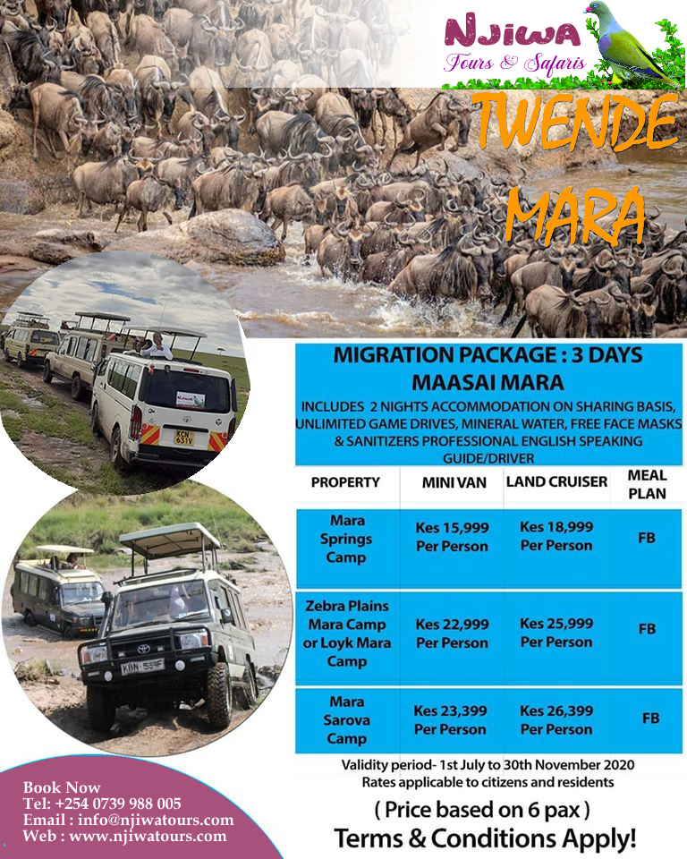 3 Days Masai Mara migration Package